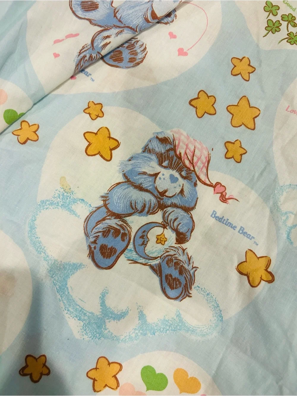 Vintage 80’s Carebears Twin sheet set